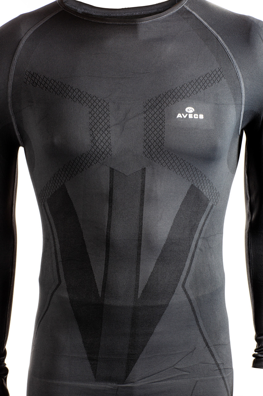 

Термобелье мужское набор Avecs 70429 Black Active L черное