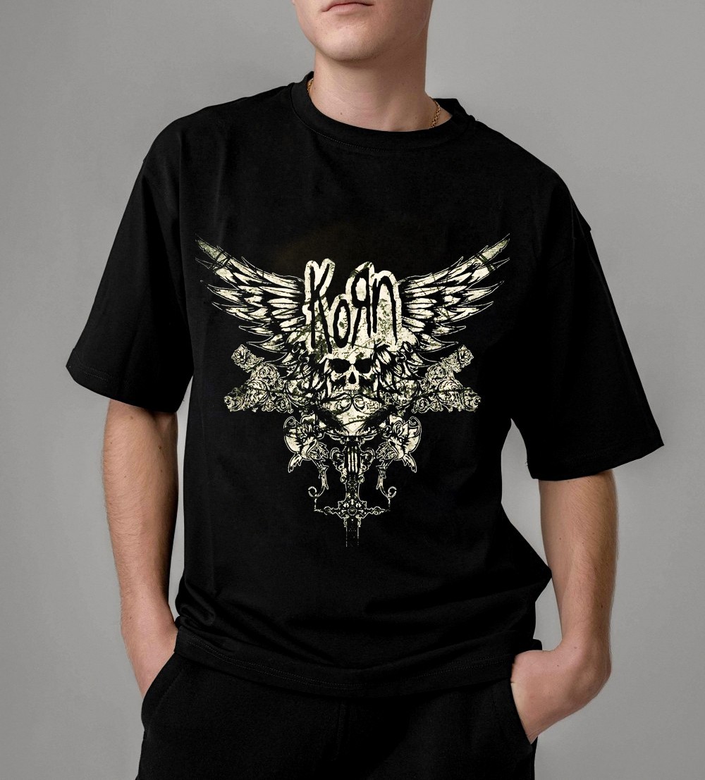 

Футболка A SHO KORN  черный, Футболка A SHO KORN M черный