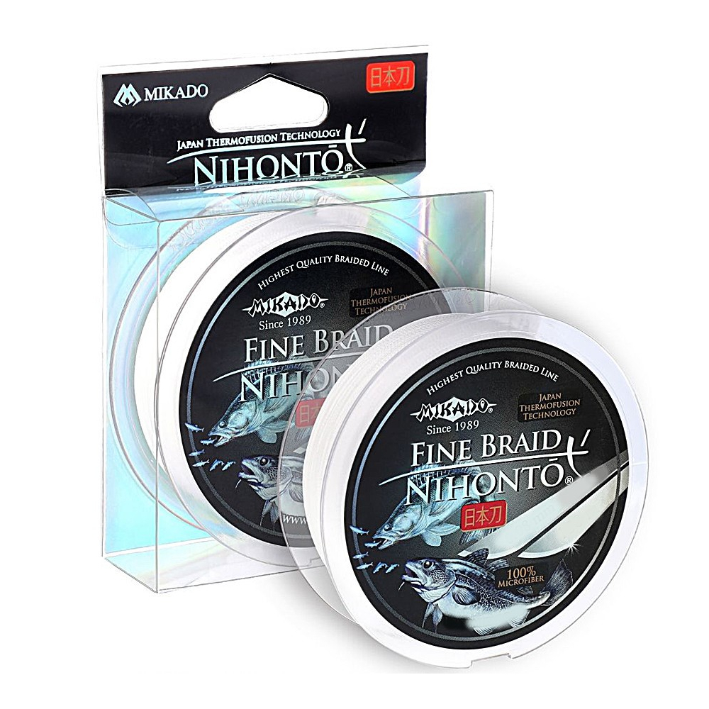 

Шнур Mikado Nihonto Fine Braid 150m 0.35mm 33.4kg white (Z19W-035)