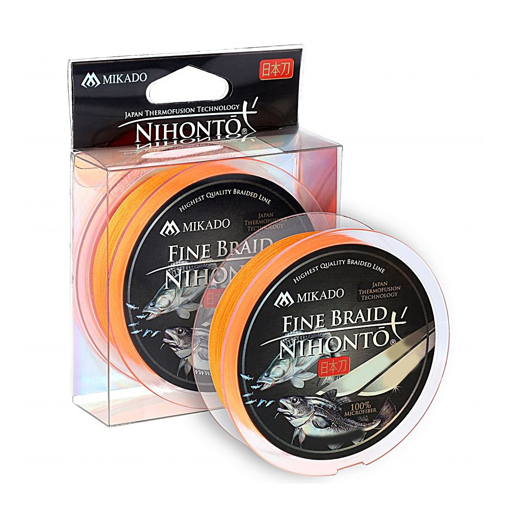 

Шнур Mikado Nihonto Fine Braid 150m 0.25mm 20.9kg orange (Z19O-025)