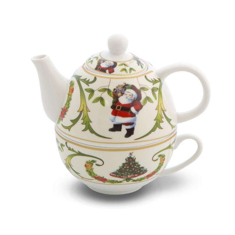 

Чайный набор Christmas Maison, чашка с заварником