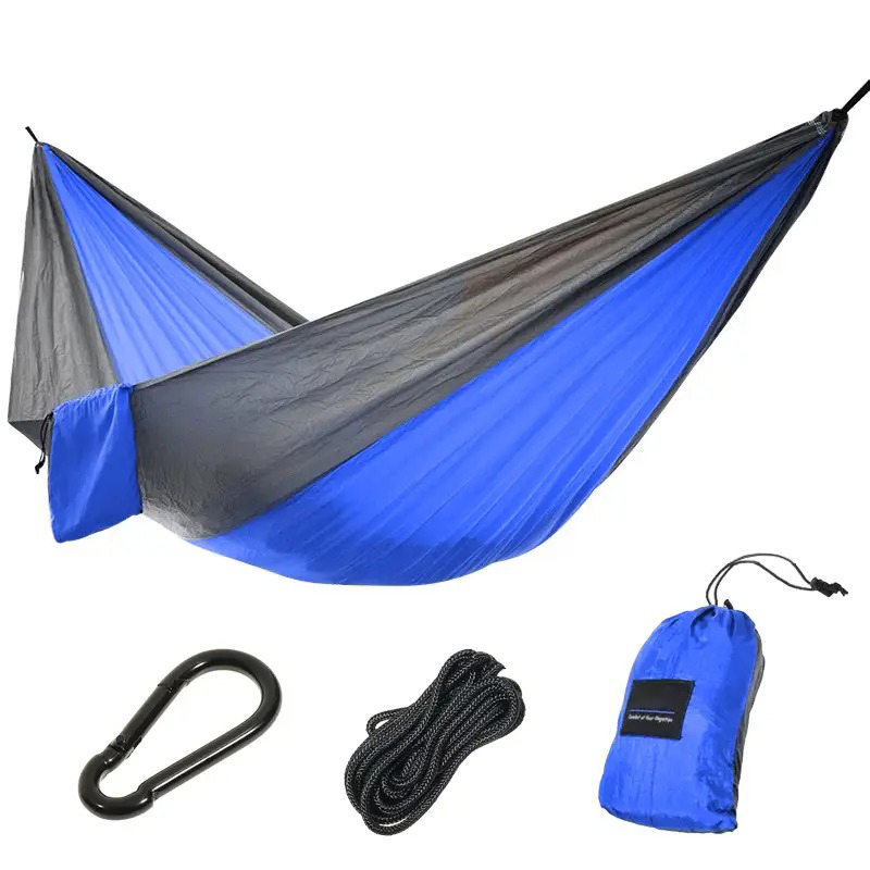 

Гамак подвесной Rengard для отдыха, синий с серым (CZ2757120004)