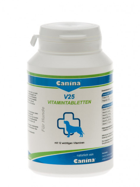 

Витаминный комплекс для собак Canina "V25 Vitamintabletten" 30 таблеток (44694)