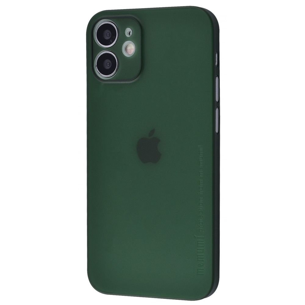 

Чехол Memumi Ultra Slim Case (PC) iPhone 12 green Зеленый