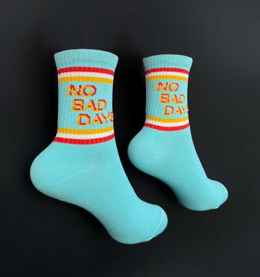 

Шкарпетки від 1and1 з написом No bad days - - (S, Шкарпетки від 1and1 з написом No bad days - 36-39 (S)