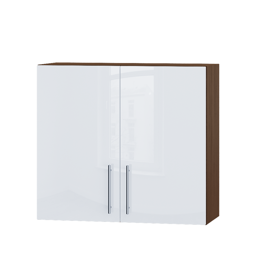 

Кухня Акрил модуль Верх для сушки В06-800 Белый Глянец Венге темный 80х30х72 см