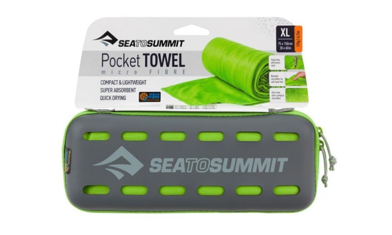 

Полотенце Sea To Summit Pocket Towel 75x150 cm lime XL