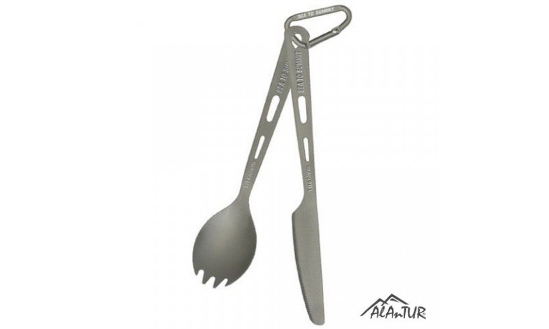 

Ложка-вилка-нож Sea To Summit Titanium Knife + Spork set
