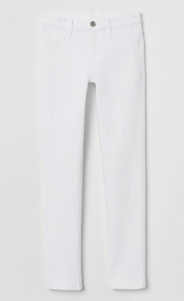 

Джинсы для девочки H&M 0552370012 140 СМ Белый 66404