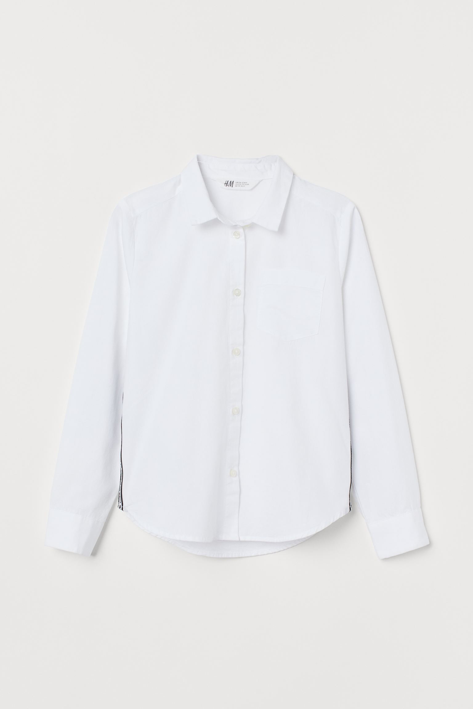 

Рубашка H&M 140см белый 711766258