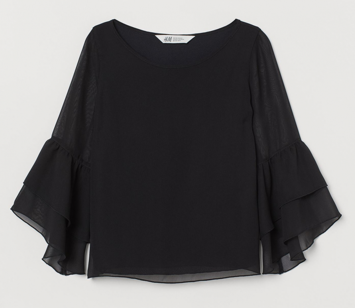 

Блузка для девочки H&M 0759628003 146 СМ Черный 66383