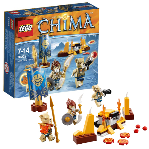 

LEGO LEGENDS OF CHIMA 70229 Lion Tribe Pack Пак племени Львов