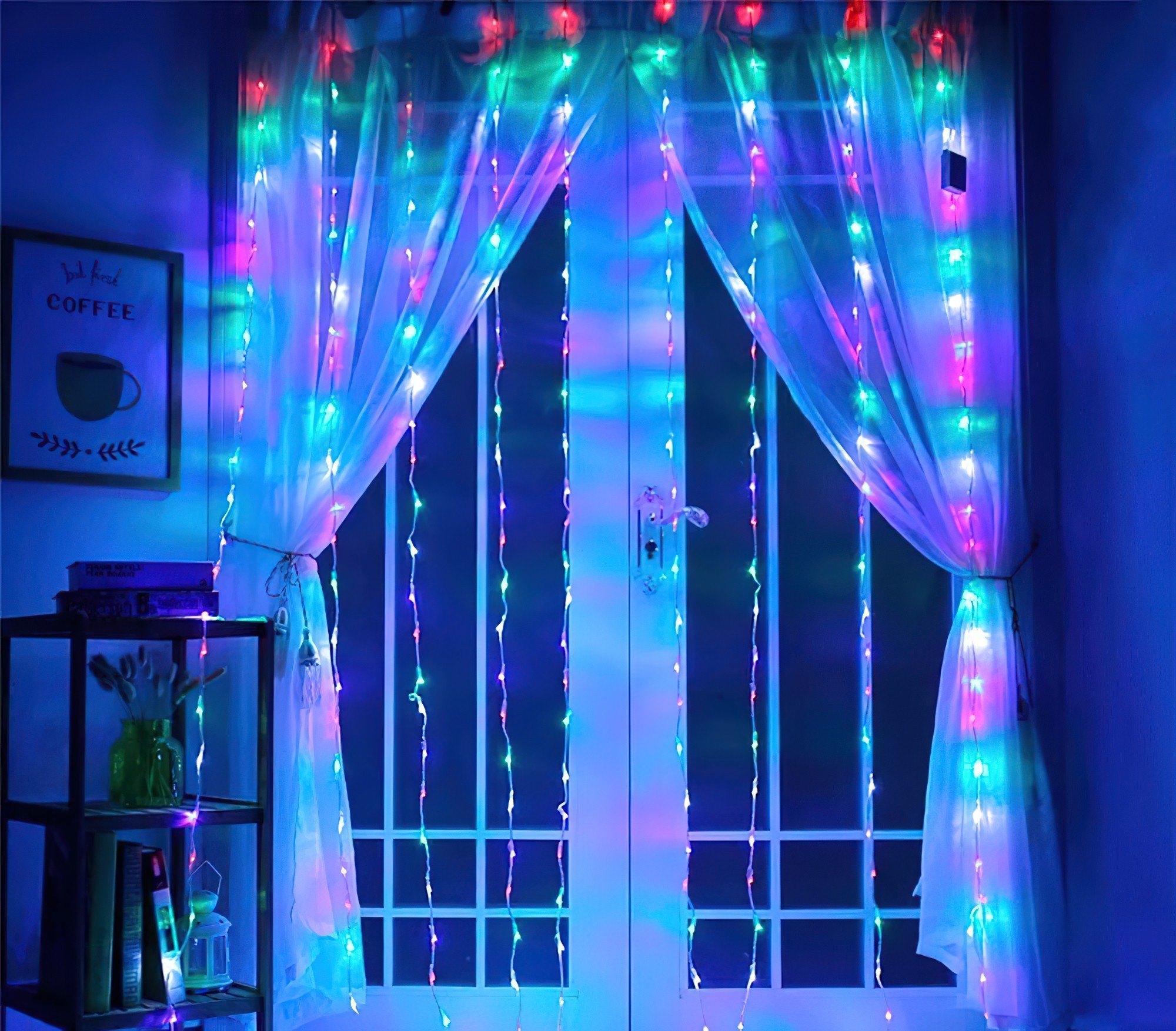 

Светодиодная гирлянда штора водопад 3х2 м Xmas 320-М Led Мультицветная, новогодняя гирлянд дождик (1008901-Other)