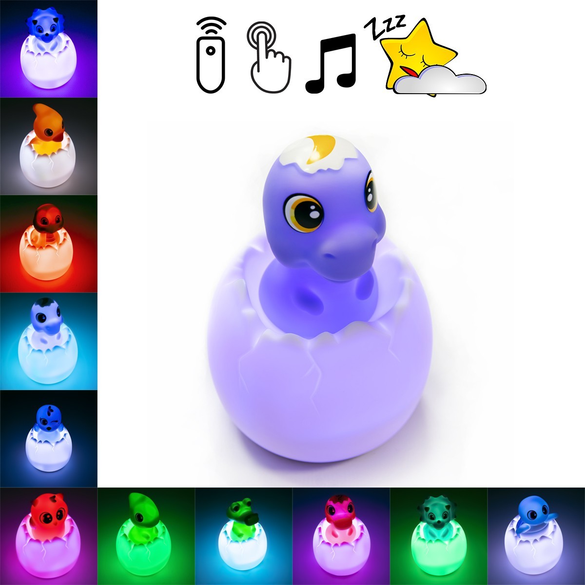 

Ночник в спальню Egg Ball Animal World LED игрушка ночник с пультом "Тиранозаврик" (1008895-Other-3)