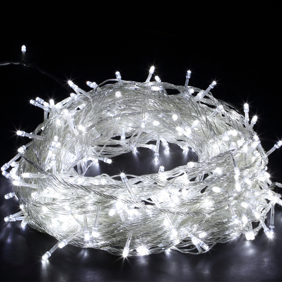 

Гирлянда улица 100LED RD-7097 10м Ø 3,3 (флеш) контрол.220V+удлен. Провод-Белый, Цвет ламп-Белый