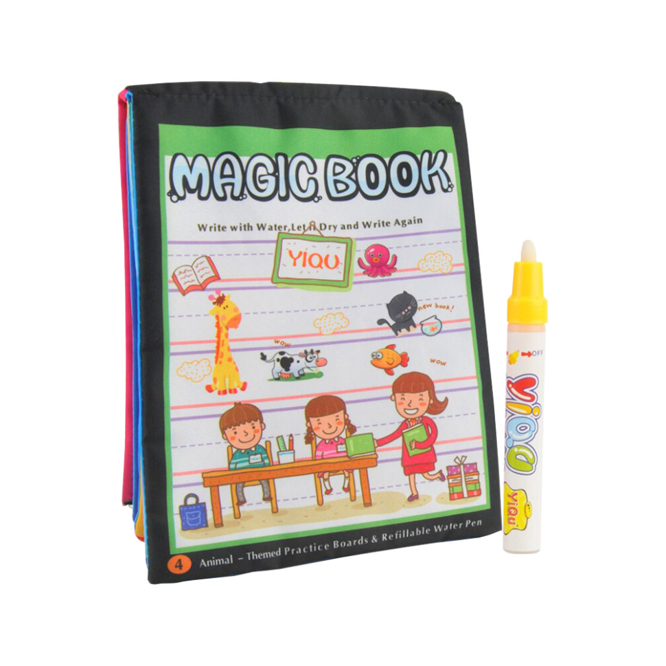 

Коврик-книга с водяным маркером (Животные) YQ5907-3Green)