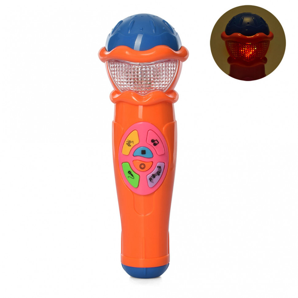 

Музыкальная игрушка "Микрофон" (Оранжевый) 7043RU(Orange)
