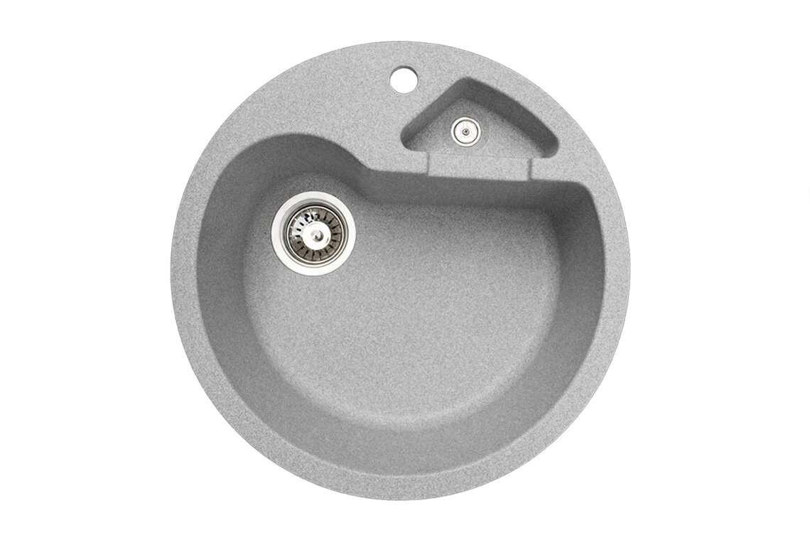 

Кухонная гранитная мойка AKVATIKA №006 D-500 серая