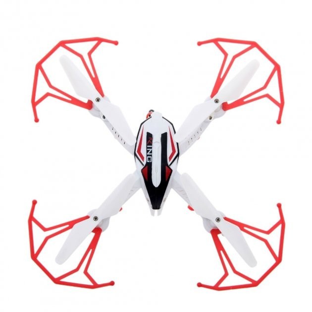 

Детский квадрокоптер дрон Drone на радиоуправлении без камеры со световыми эффектами для улицы 18х18х7 см RL DH861-X10-2
