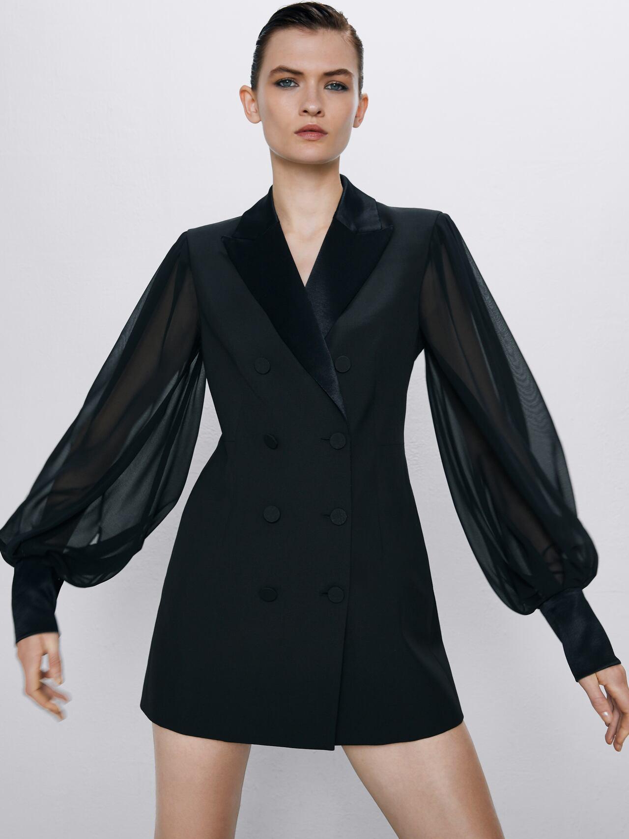 

Платье Zara XAZ264607QRTY  Черное, Платье Zara XAZ264607QRTY L Черное