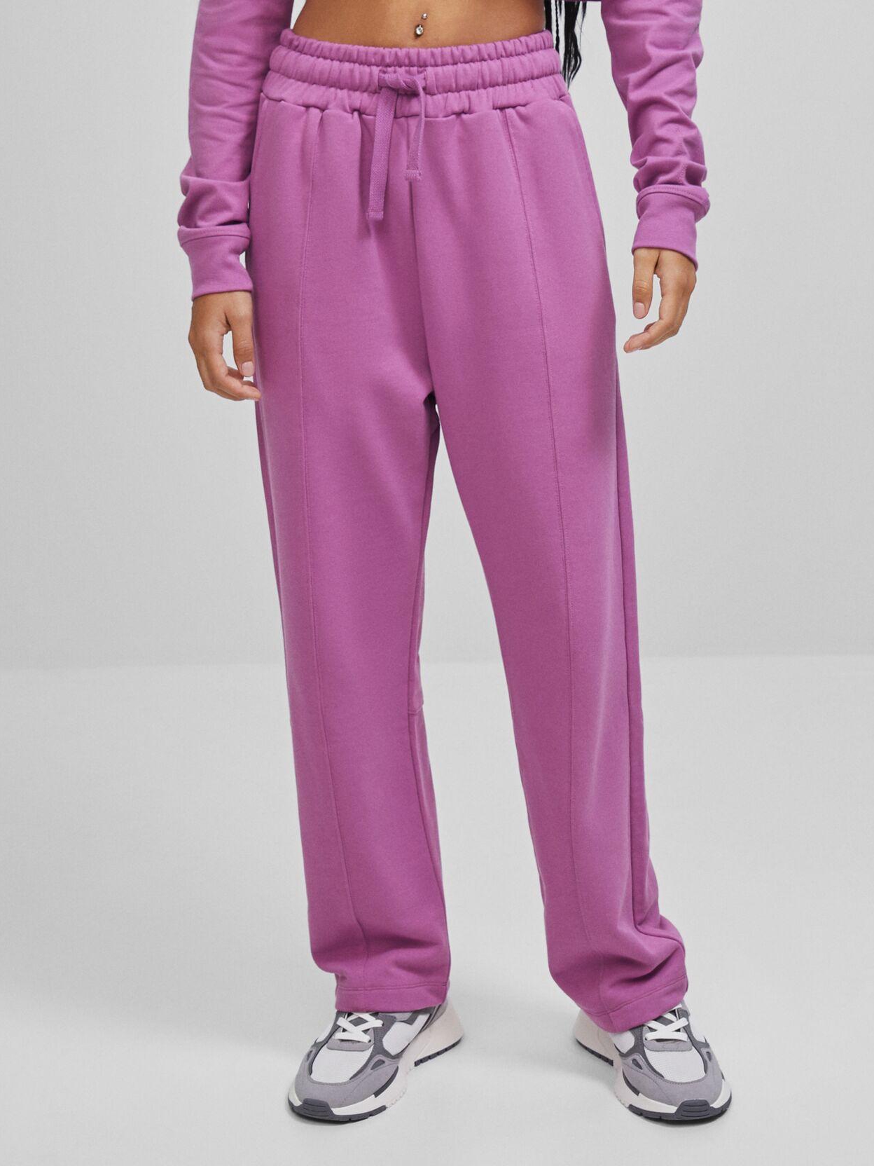 

Спортивные штаны Bershka XAZ294565OCQC  Сиреневые, Спортивные штаны Bershka XAZ294565OCQC S Сиреневые