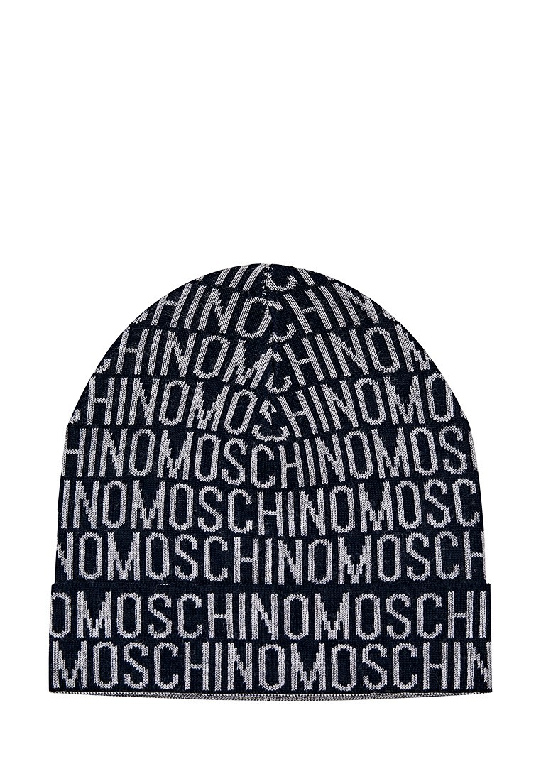 

Шапка Moschino мужская темно-синяя (60007-13)
