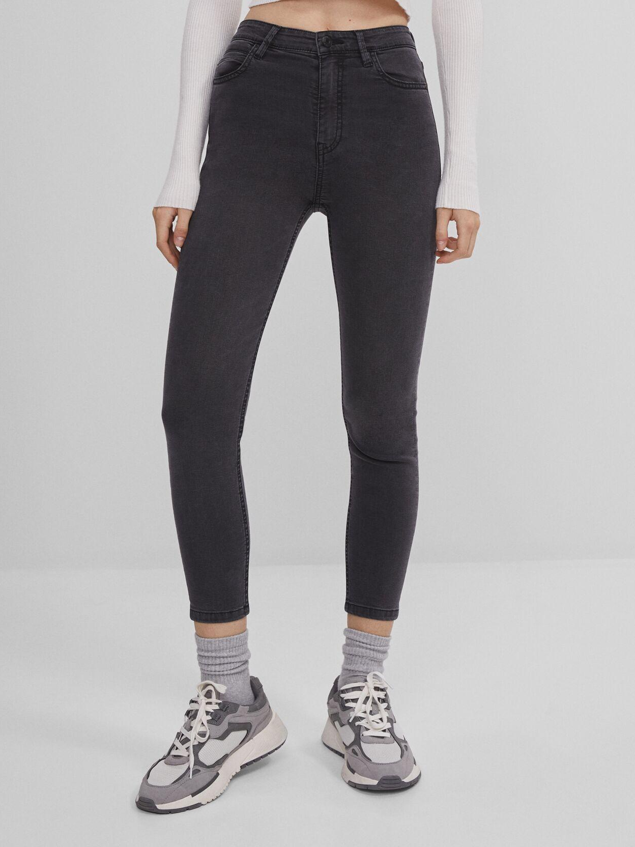 

Джинсы Bershka XAZ294829EOVV 34 Темно-серые