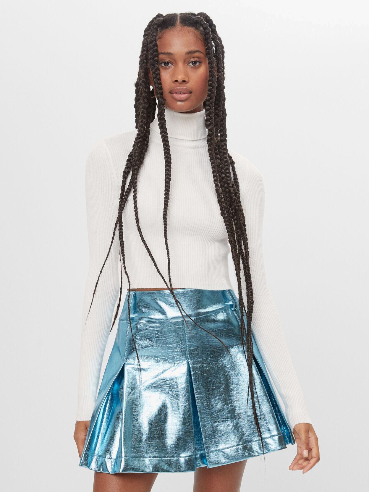 

Юбка Bershka XAZ294836LEET  Голубая, Юбка Bershka XAZ294836LEET S Голубая