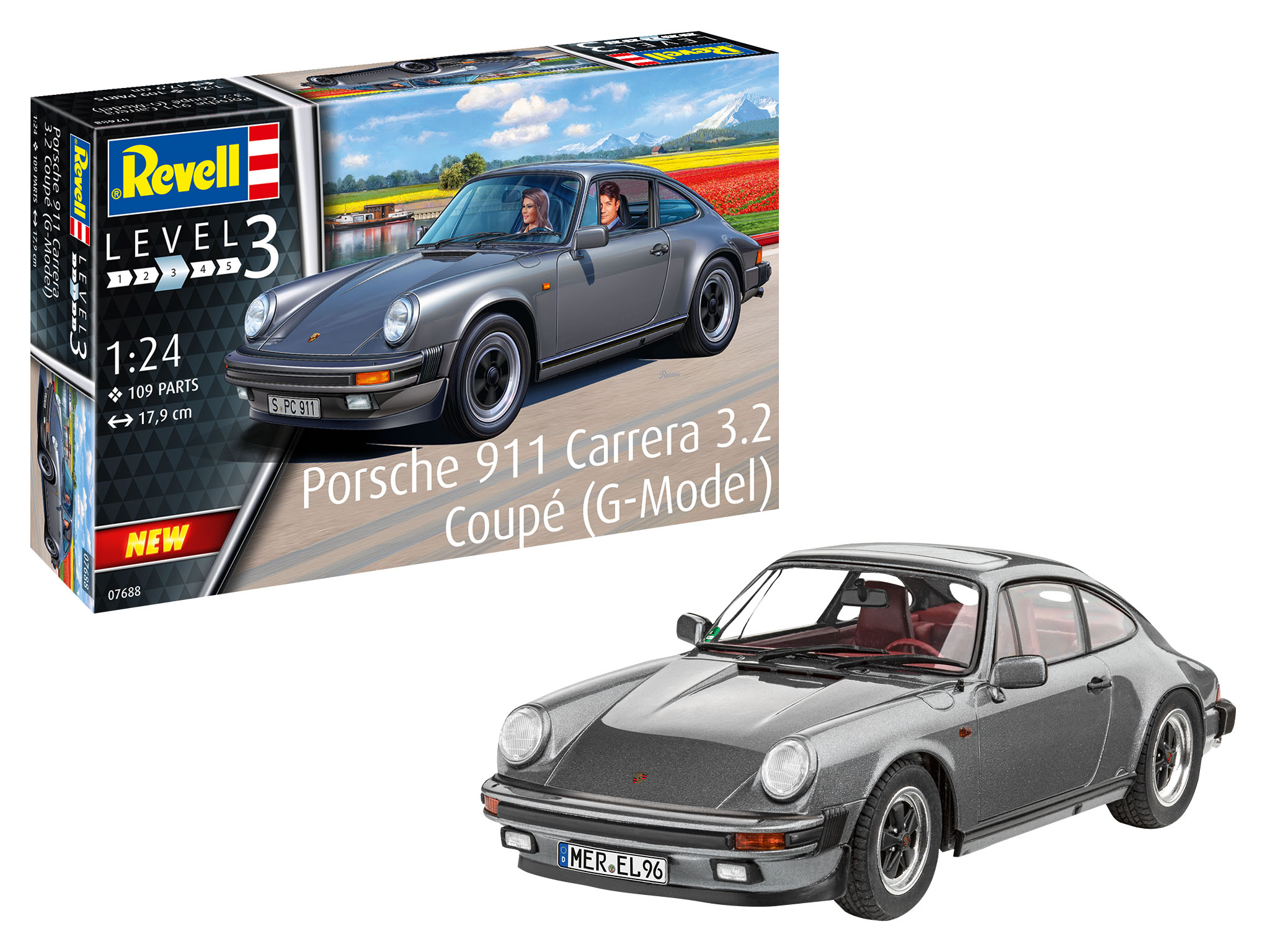 

Сборная модель Revell Автомобиль Porsche 911 Model Coupe (07688)