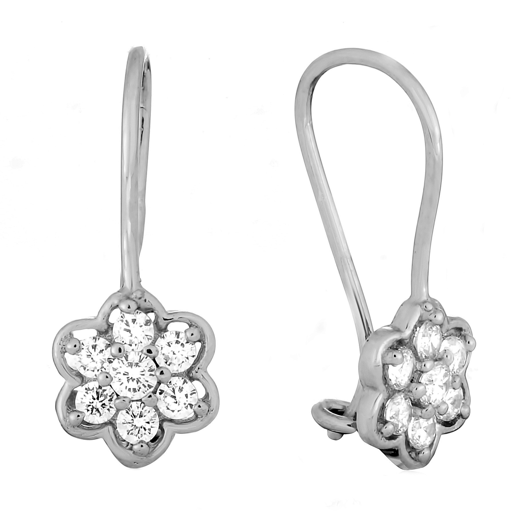 

Серебряные детские серьги Цветочки КАМЕЯ 27600922.312.S2F269