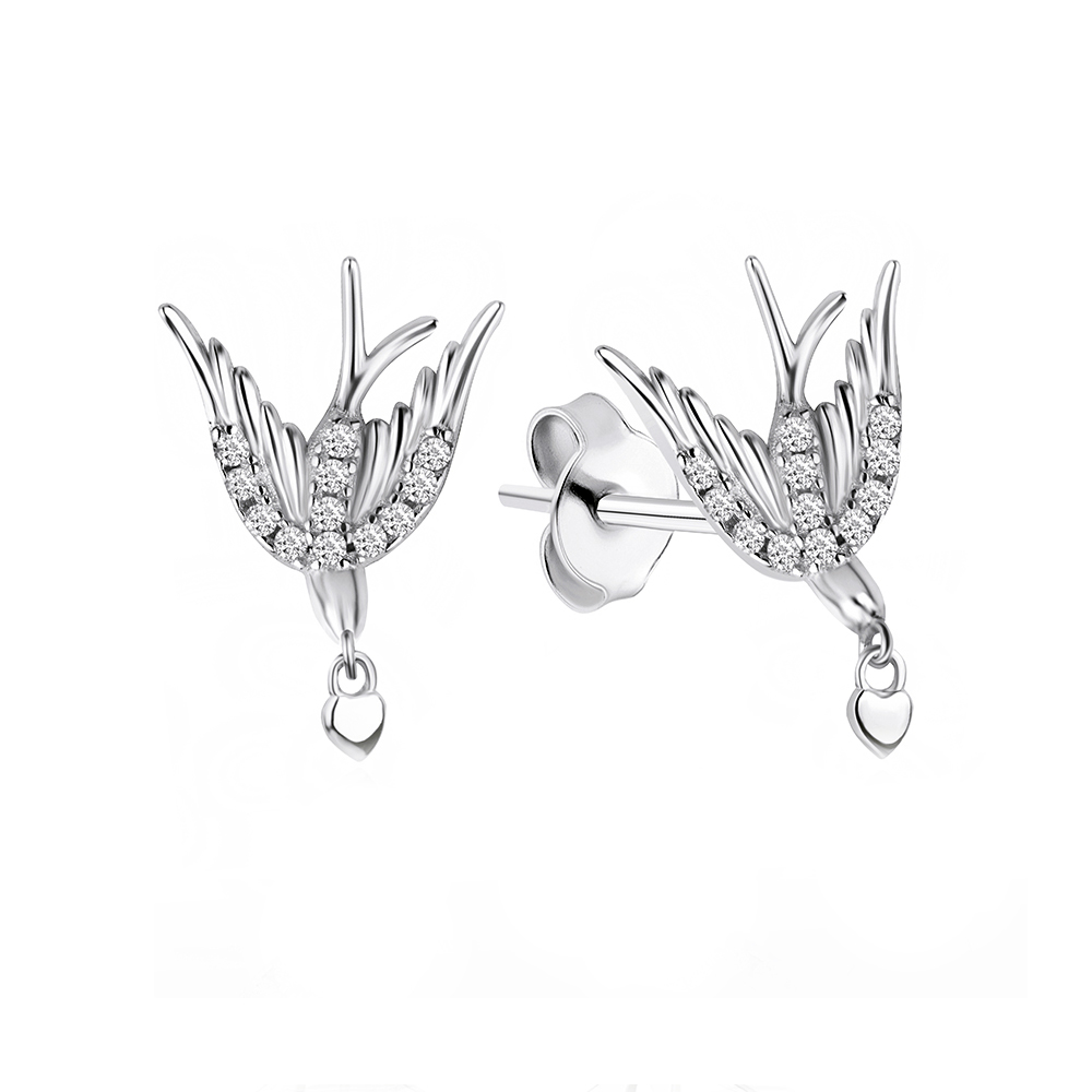 

Серебряные серьги пусеты КАМЕЯ 27600922.312.S2F2025