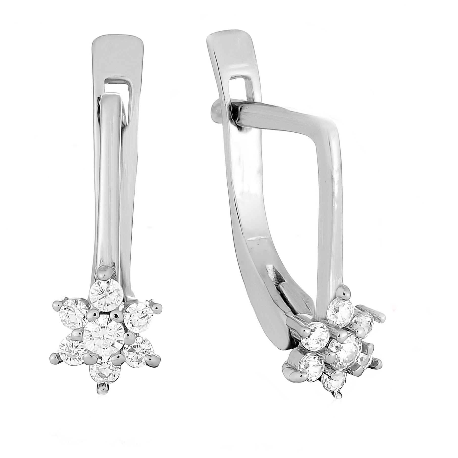 

Серебряные детские серьги Цветочки КАМЕЯ 27600922.312.S2F296