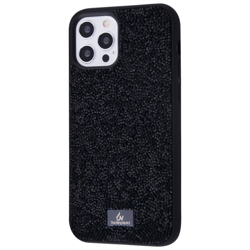 

Чехол-накладка с камнями и блёстками Bling World Grainy Diamonds (TPU) iPhone Xr black Черный