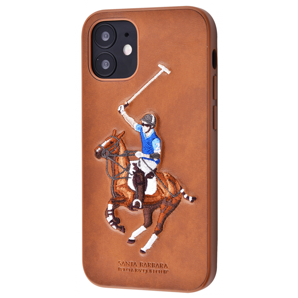 

Чехол Polo Jockey iPhone 12 mini brown Коричневый