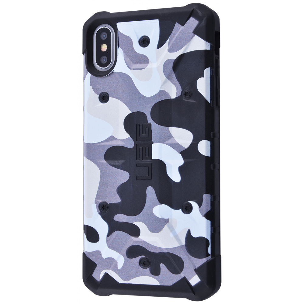 

Чехол противоударный UAG Pathfinder (Anti Fall) iPhone Xs Max white/black Белый Черный