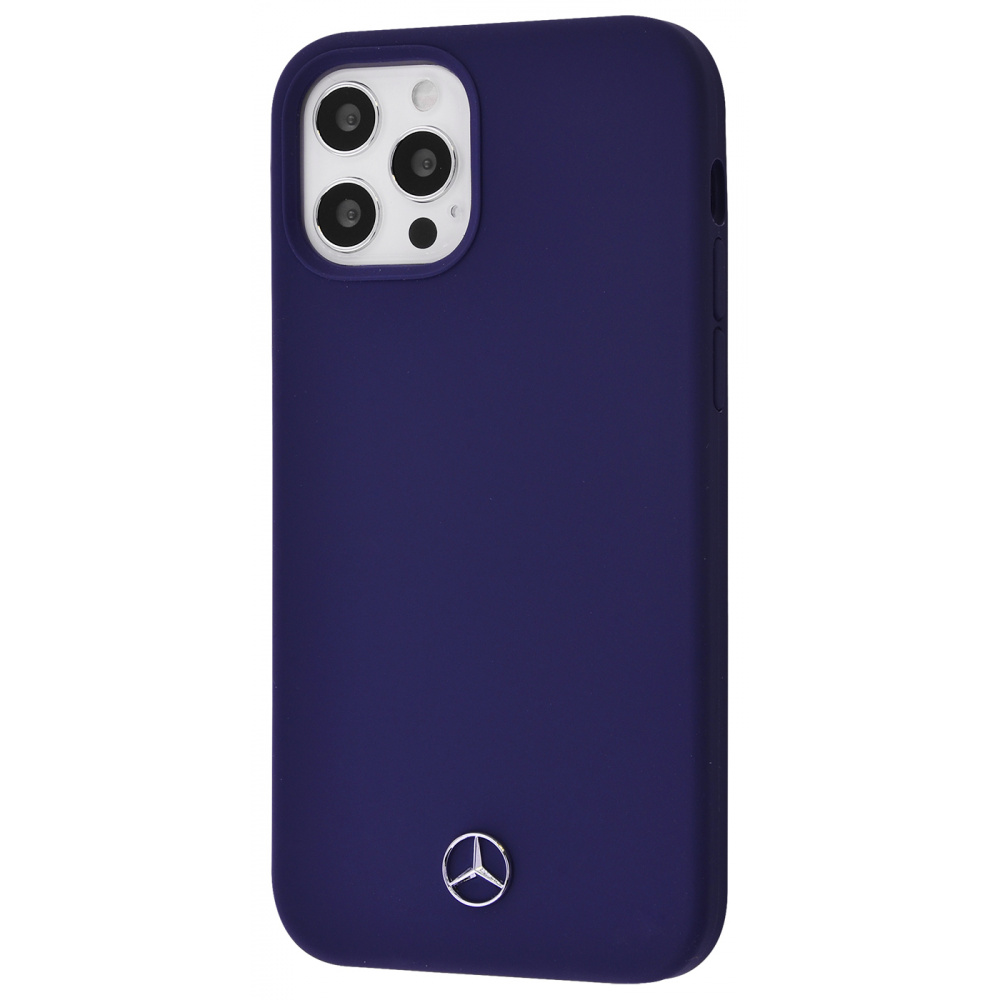 

Чехол PRC Silicone Mercedes-Benz Case iPhone 12/12 Pro dark blue Синий