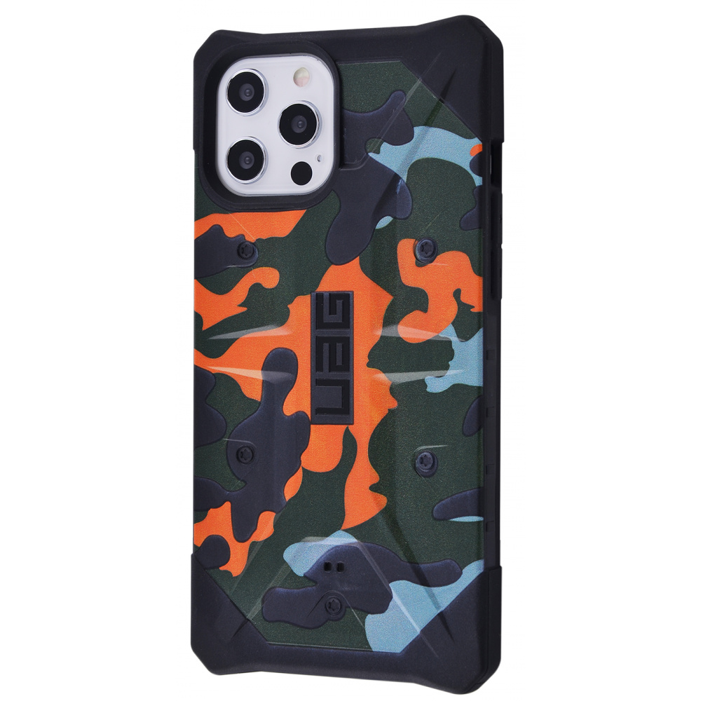 

Чехол противоударный UAG Pathfinder (Anti Fall) iPhone 12 Pro Max green/orange Зеленый Оранжевый