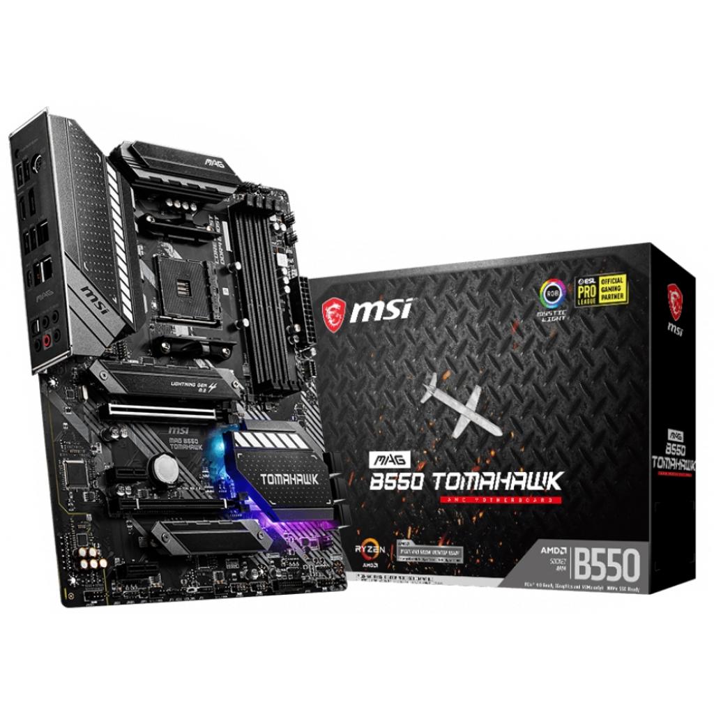 

Материнcкая плата MSI MAG B550 TOMAHAWK sAM4 4xDDR4 HDMI-DP ATX (B550 TOMAHAWK) Over-Stock