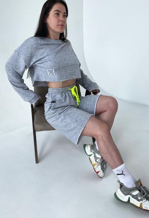 

Кроп топ Kamon  серый 7334500956569, Кроп топ Kamon One size серый 7334500956569