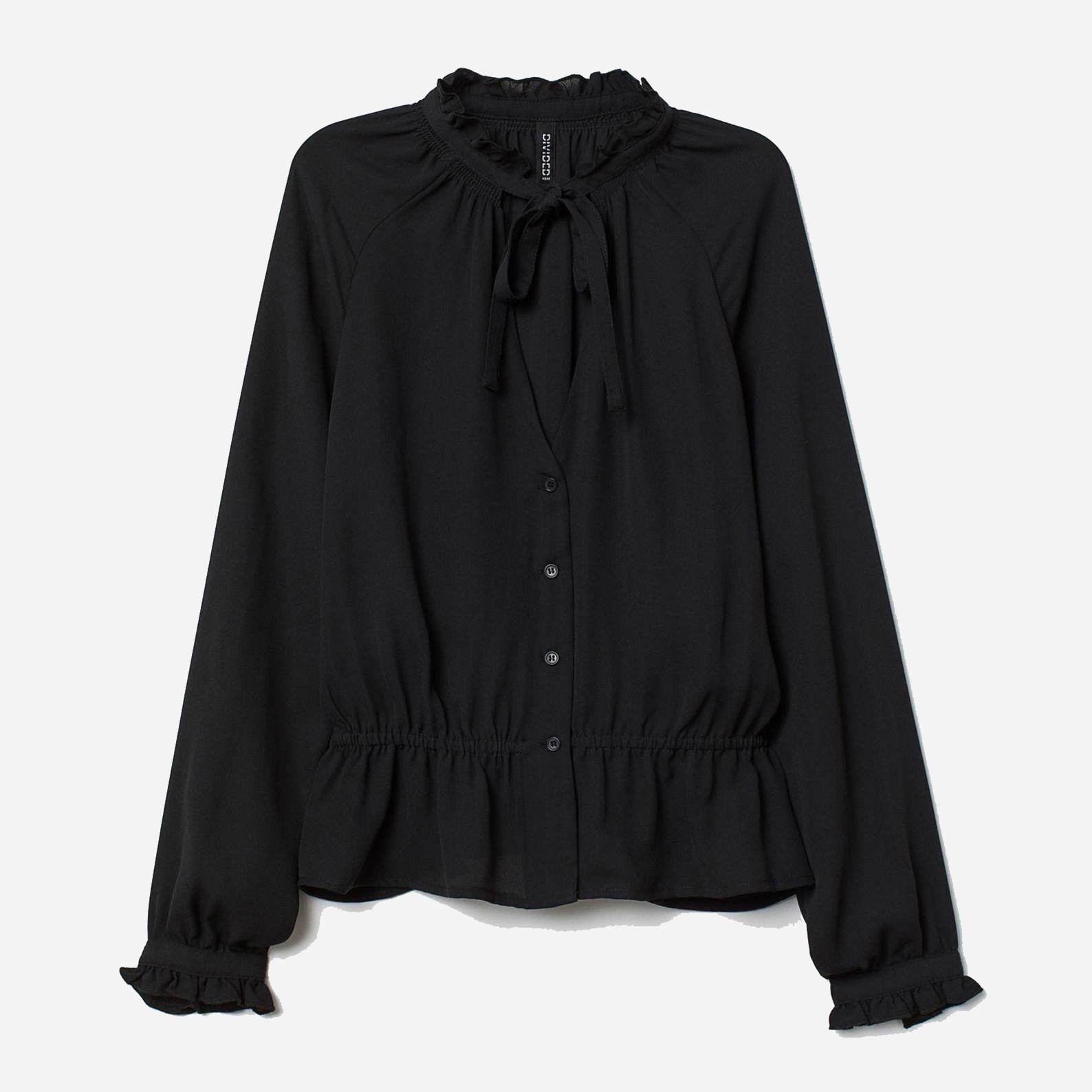 

Рубашка H&M Divided XAZ152436QUMJ 34 Черная