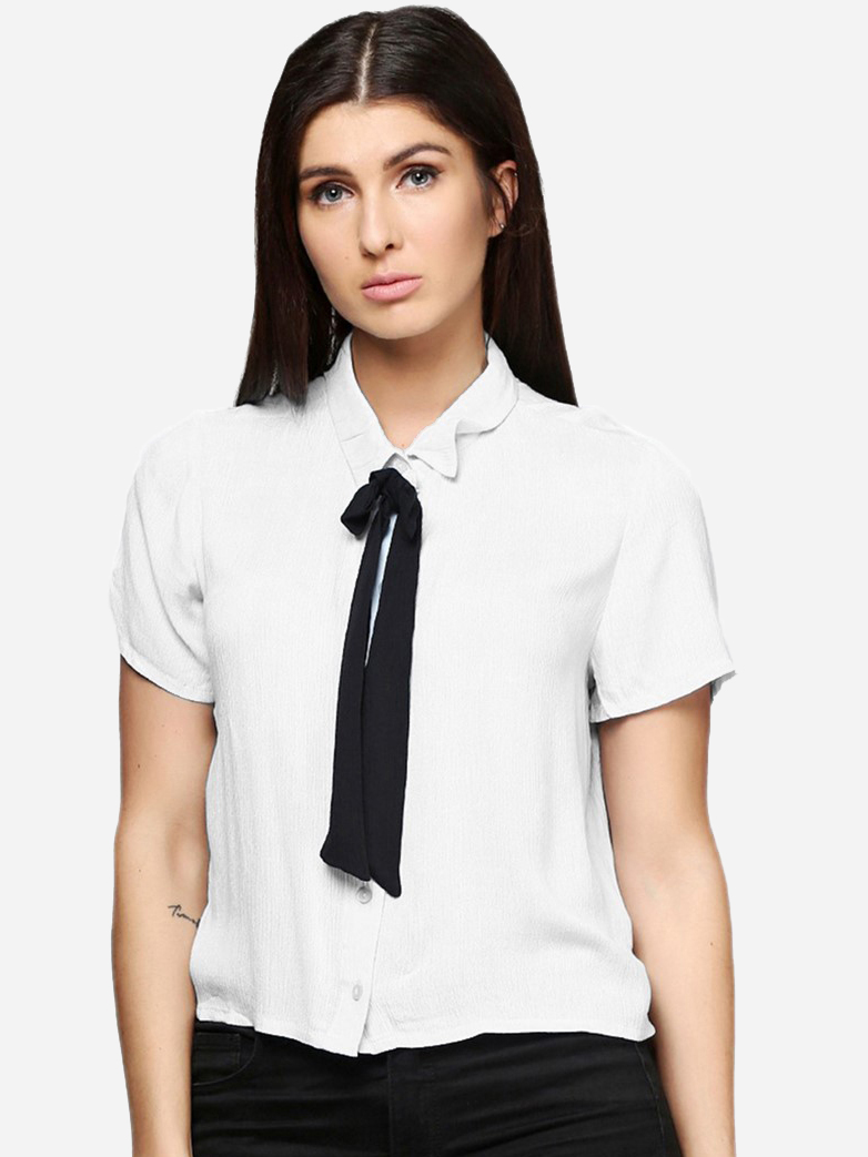 

Рубашка H&M 4400124RP9  Белая, Рубашка H&M 4400124RP9 36 Белая