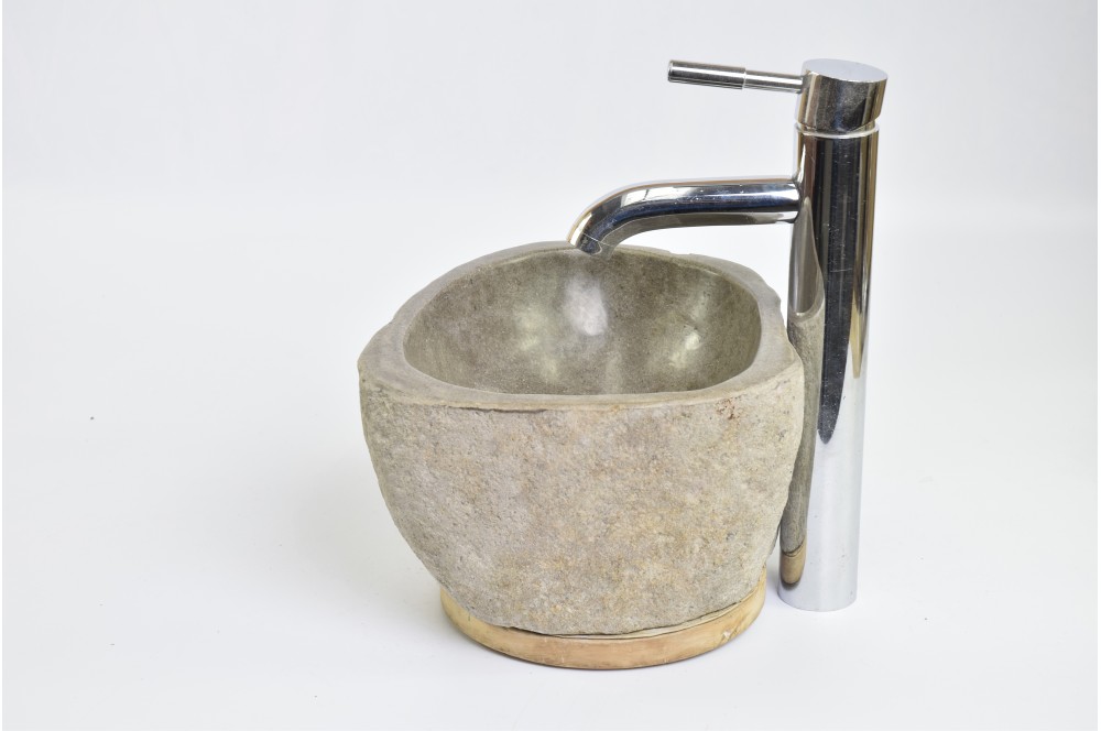 

Раковина з каменю RIVER STONE Industar s20-4192-1 24 х 23 см Асиметрична
