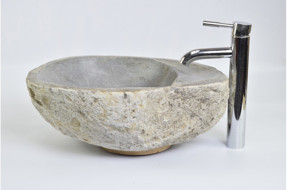 

Умивальник з натурального каменю RIVER STONE Industar s20-4245-1 47 х 35 см Асиметрична