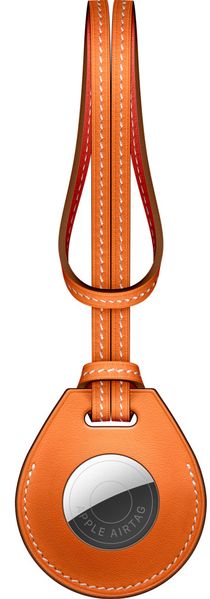 

Кожаный брелок для AirTag WIWU Hermes Bag Charm - Orange