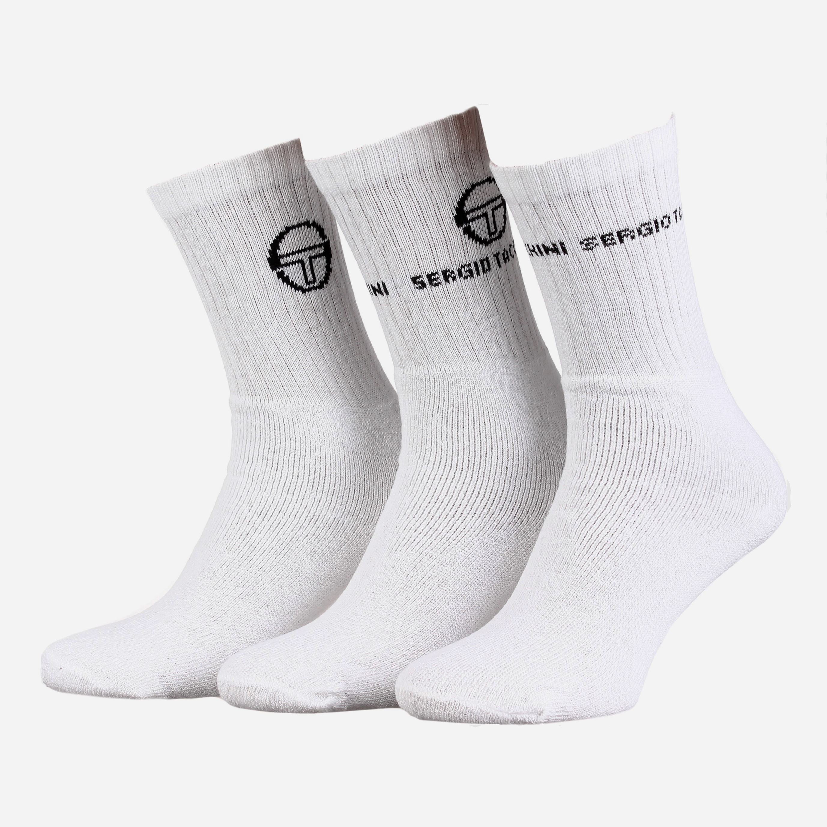 

Набор носков Sergio Tacchini 93520345-1 - 3 пары Белый, Набор носков Sergio Tacchini 93520345-1 39-42 3 пары Белый