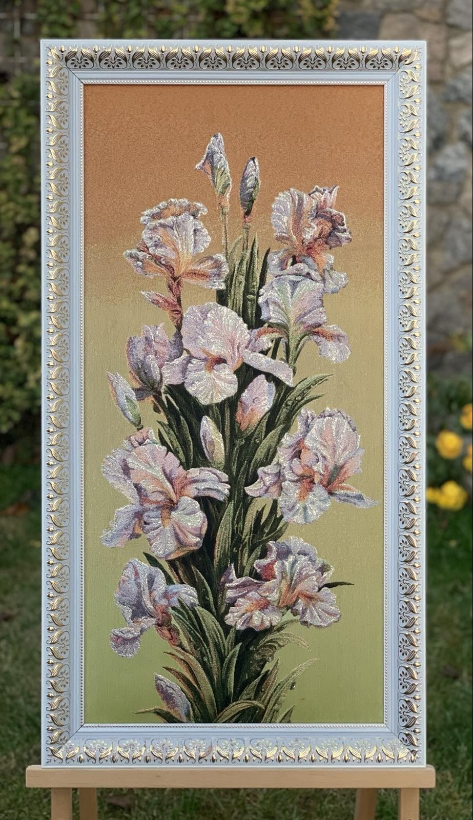 

Картина гобелен Ognegriv Ирисы 45х86 см 40004698