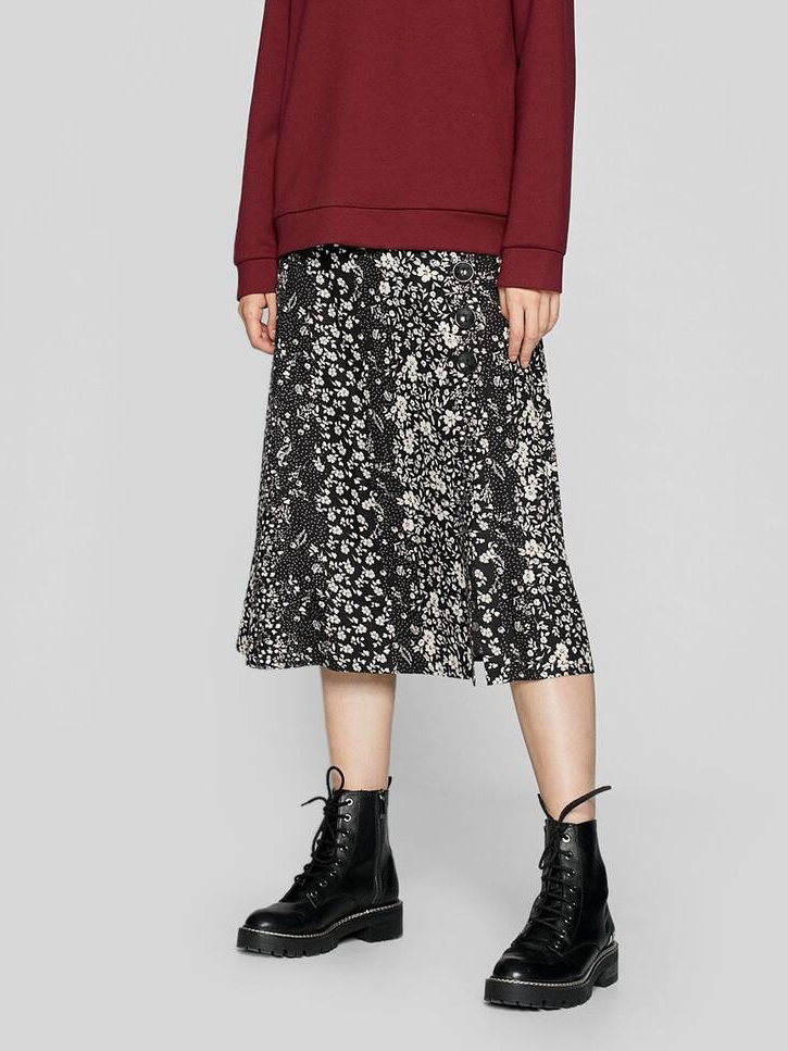 

Юбка Stradivarius 04650578004 36 Принт