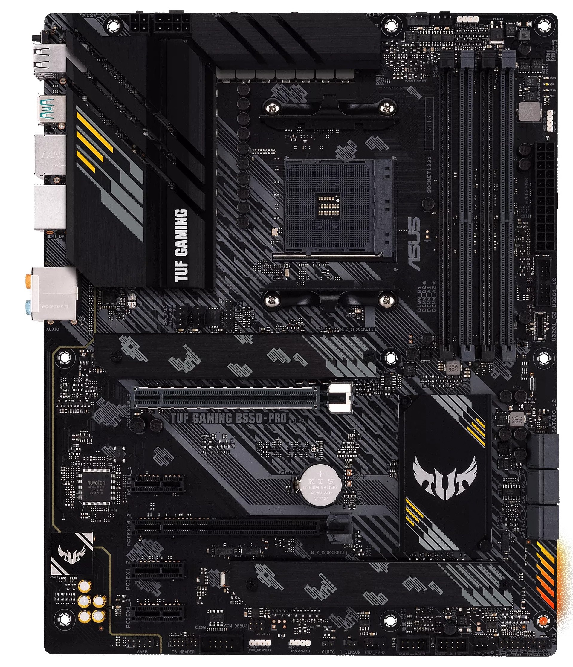 

Материнська плата Asus TUF Gaming B550-Pro (sAM4, AMD B550) ATX (6656162)