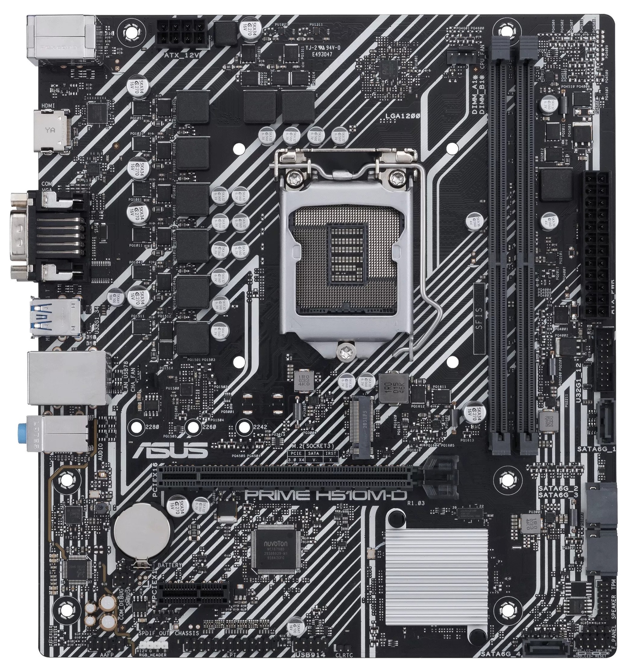 

Материнська плата Asus Prime H510M-D (s1200, Intel H510) mATX (6677624)