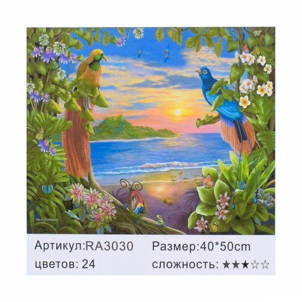

Картина по номерам Bambi RA 3030 "Птицы", 40х50 см (BAM005785)